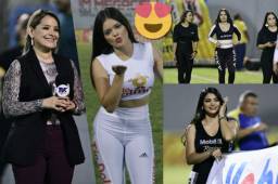 Las hermosas chicas en los juegos de Liga Nacional en Honduras son jornada tras jornada. FOTOS: Yoseph Amaya/Neptalí Romero.