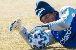El portero de la Selección de Honduras, Luis 'Buba' López, será suplente frente a Bielorrusia. Le ha ganado la partida Edrick Menjívar del Olimpia. Fotos cortesía