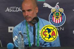 Pep Guardiola comete un fatal error al confundir al América y a las Chivas de Guadalajara.