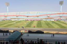 Así lucía el estadio Olímpico José Encarnación 'Pachencho' Romero mientras se 'disputaba' el Caracas FC y Zulia. FOTO: Hernán Rodríguez.