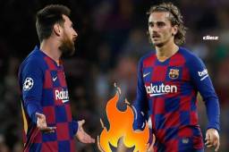 Messi y Griezmann no se entienden cuando los dos están sobre el terreno de juego y afecta el sistema del Barcelona.