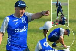 El seleccionador de Honduras, Fabián Coito, ha establecido sus reglas desde el inicio pero ha causado una buena impresión en los seleccionados. FOTOS: Neptalí Romero