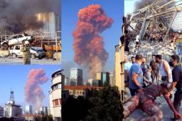 Dos fuertes explosiones registradas este martes en la zona del puerto de Beirut provocaron decenas de heridos, según una fuente de la seguridad y corresponsales de la AFP.