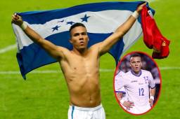 El futbolista hondureño Arnold Peralta fue asesinado el 10 de diciembre del 2015 en La Ceiba. Aquí celebrando con la Selección en los Juegos de Londres 2012.