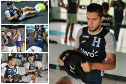La Selección de Honduras se concentró este lunes y temprano realizó el primer entrenamiento en gimnasio. Sebastián Urrutia y Ariel Bustamante lideraron los ejercicios. Estas son las imágenes. Fotos @FenafuthOrg
