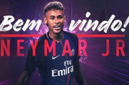 Neymar fue anunciado como el nuevo jugador del PSG por redes sociales.