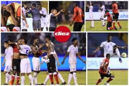 La Selección de Honduras goleó 4-0 a Trinidad y Tobago y la envió a Liga B. Estas son las imágenes curiosas que captó el lente de DIEZ. Fotos Neptalí Romero y Josepth Amaya