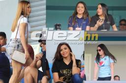 El derbi capitalino contó con la presencia de hermosas aficionadas que llegaron al estadio Nacional para apoyar al club de sus amores. FOTOS: Ronal Aceituno y David Romero.