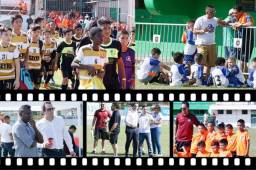 El Súper Draft de talentos que se lleva a cabo en Puerto Cortés continuo este sábado con la presencia de muchos niños que buscan convencer a los visores de los clubes españoles.