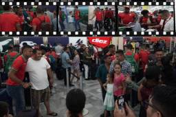Marathón viajó este lunes a México para el partido ante Santos Laguna el miércoles en el Estadio Corona por la vuelta de los octavos de Liga de Campeones Concacaf. Foto Franklin Muñóz.