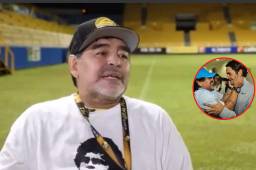 Diego Maradona siempre fue fanático del tenis y más aún de Roger Federer.