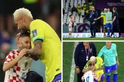 ¡La ternura del fútbol! El hijo de Perisic consuela a Neymar tras la eliminación de Brasil del Mundial de Qatar