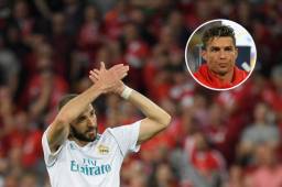 Benzema anotó un gol de la final en Kiev.