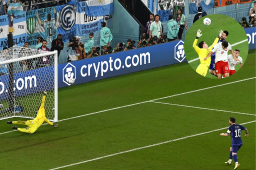 El portero adivinó el lanzamiento de penal de Lionel Messi que falló un penal por segundo mundial futbolístico.