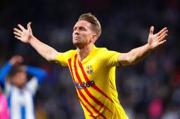 Luuk de Jong ingresó de cambio en el tramo final para rescatar al Barcelona de la derrota.