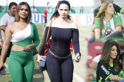 En el mes de la mujer, las bellas chicas llegaron en gran cantidad al Yankel Rosenthai para el juego entre Marathón y Real de Minas. La chica de negro se robó las miradas.