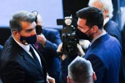 Laporta espera poder convencer a Messi de que siga en el Barcelona hasta el final de su carrera profesional.