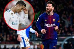 Messi se encuentra por encima de Cristiano en la tabla de goleo en España.