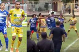La Comisión Disciplinaria en El Salvador no perdonó y sancionó con cinto partidos a 11 jugadores por bronca en el juego Jocoro-Atl. Marte. Entre ellos dos hondureños.
