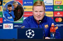 Ronald Koeman dijo en conferencia de prensa que no está de acuerdo con las palabras de Quique Setién, pero respeta lo que este vivió en el Barcelona.