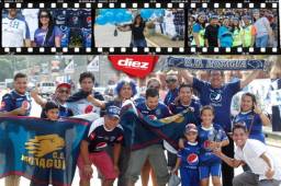 La afición de El Progreso vive con intensidad la fiebre de la final del Clausura y desde temprano se dio cita al Humberto Micheletti para apoyar al Honduras ante Motagua.