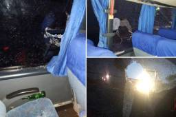 El autobus de Motagua fue atacado por aficionados del Olimpia cuando iba rumbo al estadio Nacional.