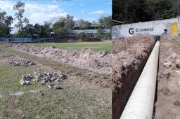 La Fenafuth construyó una cancha artificial en el Estadio Aurora de Colinas, Santa Bárbara.