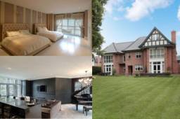 Cinco habitaciones, cine y una sala de piano tiene esta espectacular casa del jugador chileno que ahora trabaja para el Manchester United. Se va a mudar.