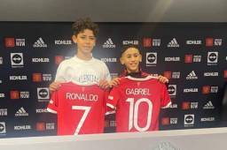 Así presentó el Manchester United al hijo pequeño de Cristiano Ronaldo.