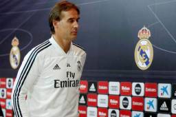 Lopetegui durante la conferencia de prensa previo al partido ante Levante.