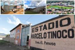 El Marcelo Tinoco es la casa del Estrella Roja de la Segunda División. En Danlí quieren regresar a Primera División, por ello trabajan en modernizarlo. Mirá lo que están haciendo. Fotos Limber Pérez y DIEZ