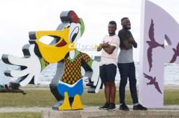 Estos futbolistas son muy queridos en Puerto Cortés y la genta los admira por su aporte al Tiburón. Fotos Neptalí Romero