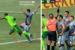 Se cometió afuera del área: así fue el penal que terminó en expulsión de Carlos Meléndez en el Motagua-Marathón