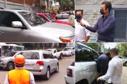 ¡Le tiraron agua! Así le sacaron carrera a Salvador Nasralla en la Villa Olímpica: ‘‘Traidor a la refundación del país’’