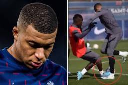 ¡Bombazo! Mbappé abandona por lesión el entrenamiento del PSG y sería baja ante el Real Madrid por la Champions