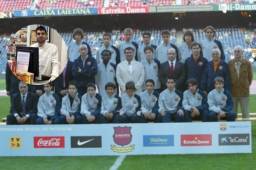 Toni Dovale, en el cadete B del Barça con Bojan y Jordi Alba, entre otros (el tercero de la fila inferior por la izquierda, junto a Jonathan dos Santos).