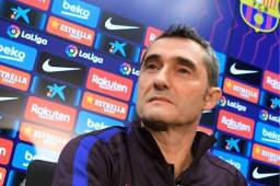 Ernesto Valverde habló previo al clásico ante Real Madrid donde el liderato de la Liga de España estará en juego. FOTOS: AFP.