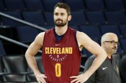 Kevin Love es una de las máximas figuras de los Cavaliers junto a LeBron James.