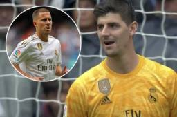 Courtois dijo que no le gustó la manera en que Hazard perdió dos balones en su debut en el Real Madrid.