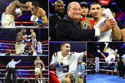 Teófimo López se quedó con el título mundial de peso ligero de la Federación Internacional de Boxeo luego de noquear al ghanés Richard Commey.