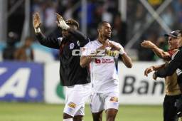 Jerry Bengtson anotó uno de los goles que le dio el título al Olimpia ante Motagua. Foto Diez: David Romero