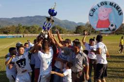 Los Mamas son campeones de la Liga Mayor de la Entrada, Copán.