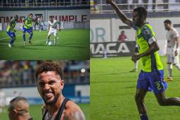 El 'Tiburón' se mide contra Olancho FC en el Estadio Juan Ramón Brevé. (Foto cortesía Platense)