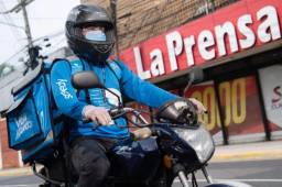 Speedy es una App delivery que le ha brindado una oportunidad de empleo a muchos hondureños en este momento de pandemia. Foto DIEZ