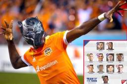 El hondureño Alberth Elis ha sido resaltado entre los 11 más destacados de la semana en la MLS tras marcar en el triunfo2-1 del Houston Dynamo sobre Minnesota.