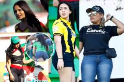 El Platense-Real España fue el partido en el que la belleza femenina se dejó ver.