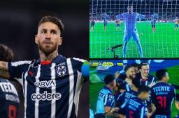 Nahuel se burló y Sergio Ramos lo calló: así fue el gol del español en el Monterrey - Tigres ¿por qué se puso de espalda?