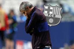 Quique Setién desvela que se encontró con un vestuario del Barcelona sumergido en la tristeza.