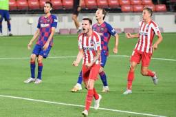 Barcelona y Atlético empataron 2-2 en el Camp Nou, Messi llegó a su gol 700.