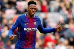 Yerry Mina no cuenta para Ernesto Valverde en el Barcelona.
